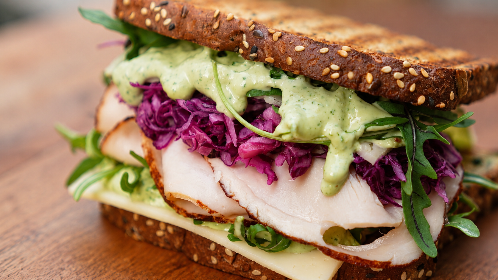 Turkey Grain Club Sandwich